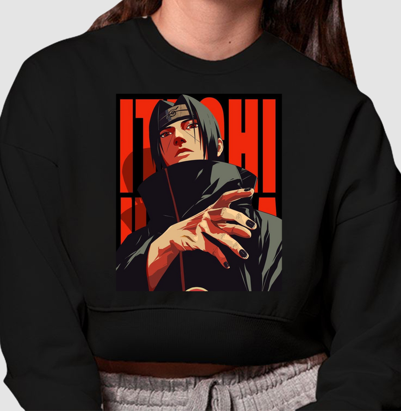 Cropped Moletom Itachi