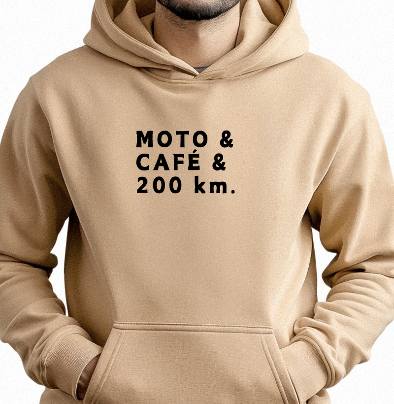 Moto & café & 200km