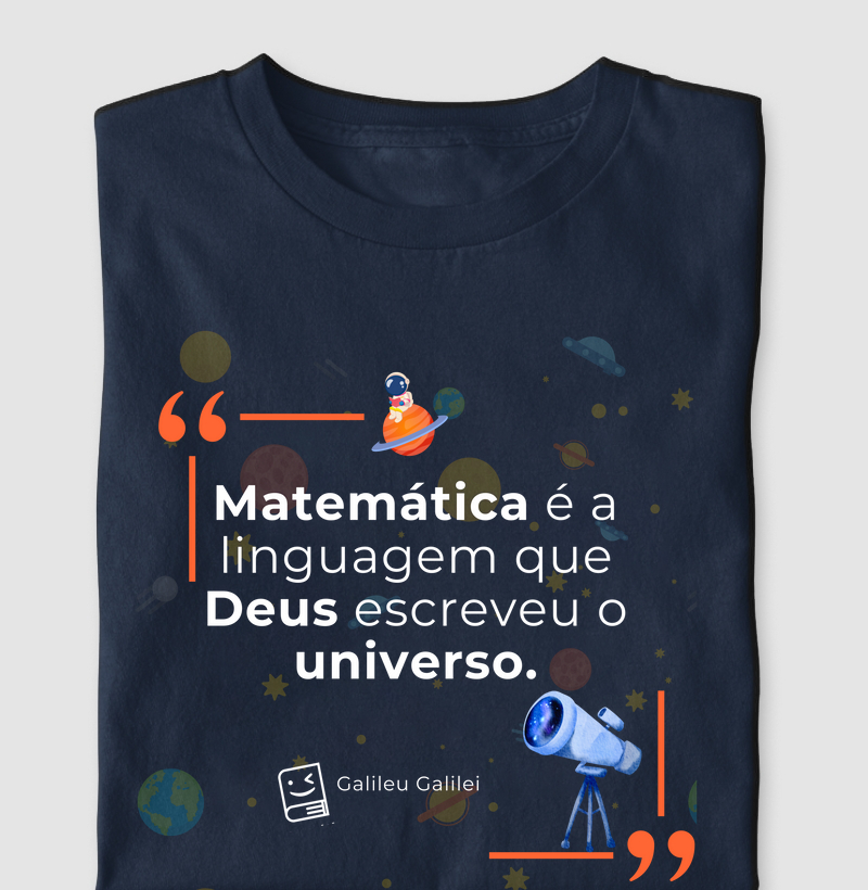 Camiseta: "Galileu Galilei"