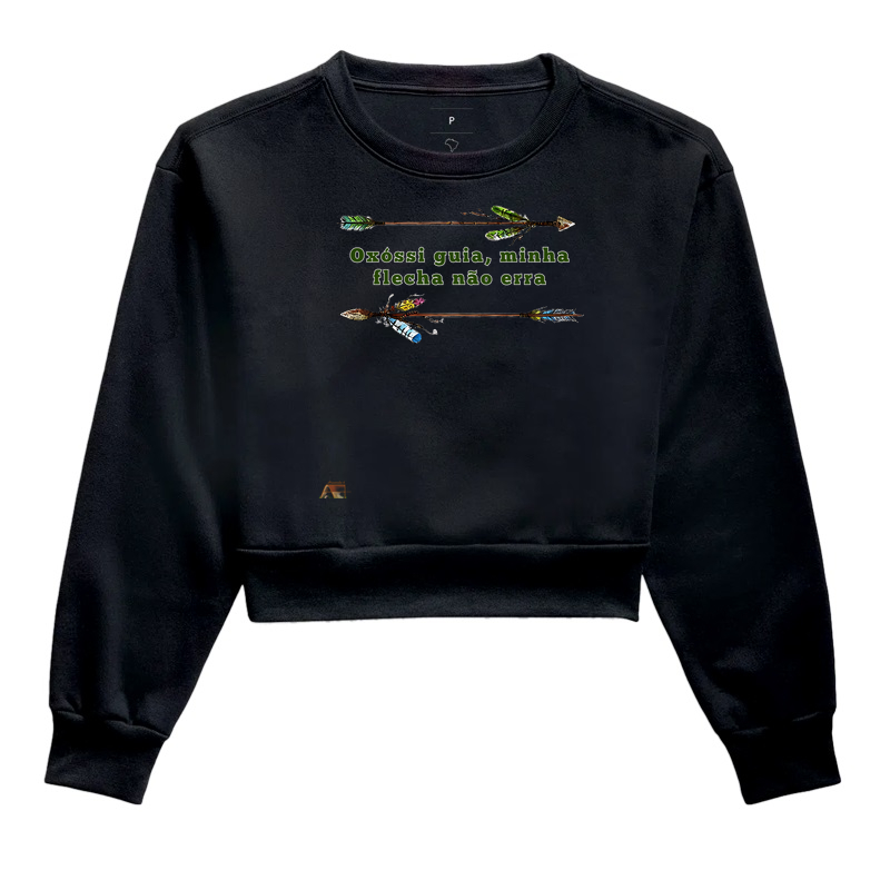 Camiseta Flecha de Fartura Oxóssi em Movimento 100% Algodão