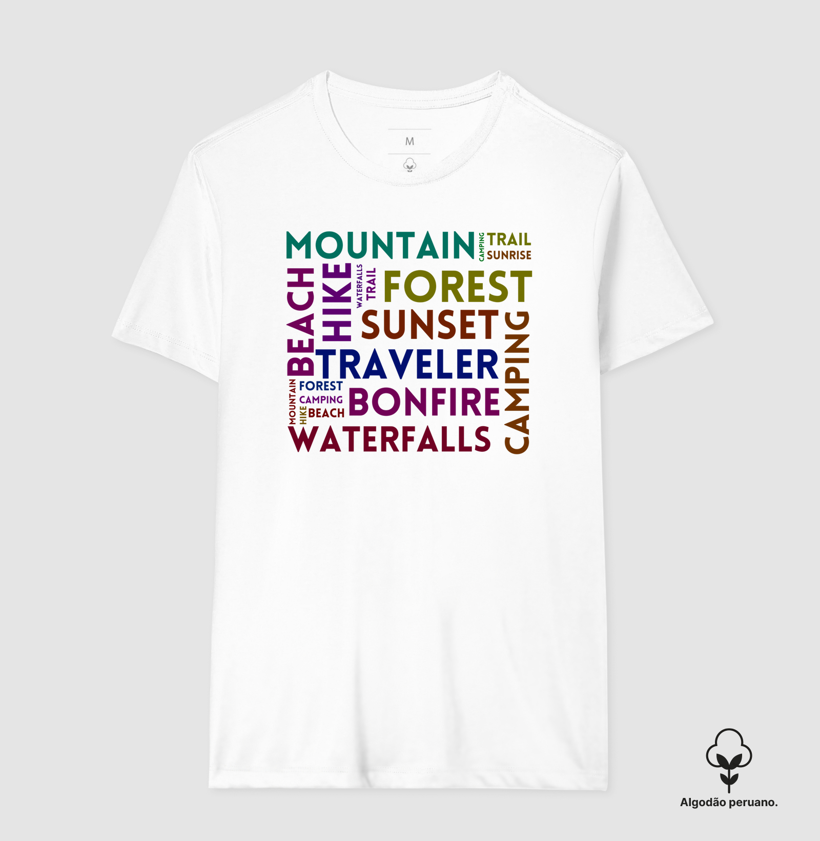 Mountain, hike and trail - tag cloud