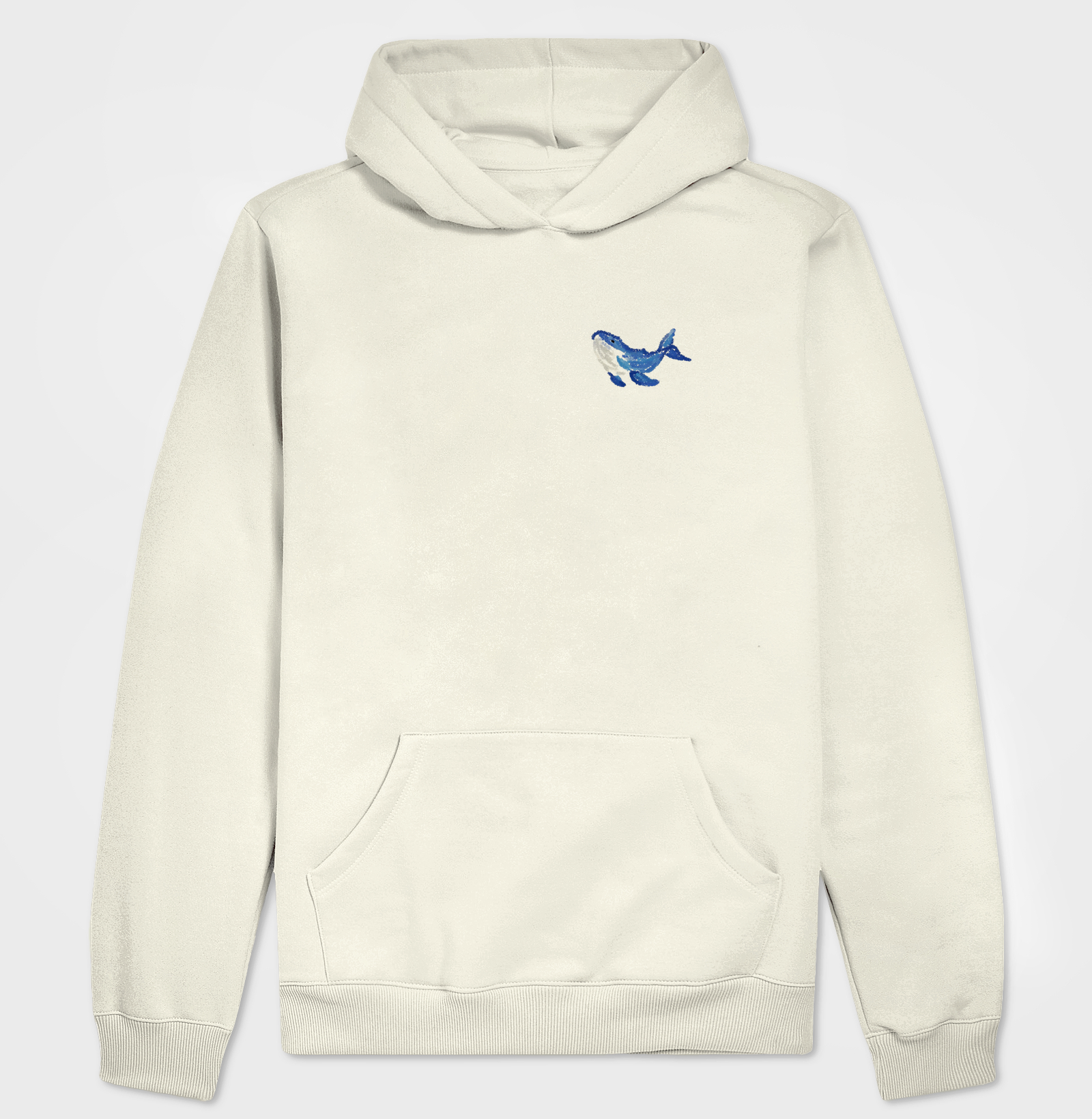 BALEIA AQUARELA - HOODIE MOLETOM