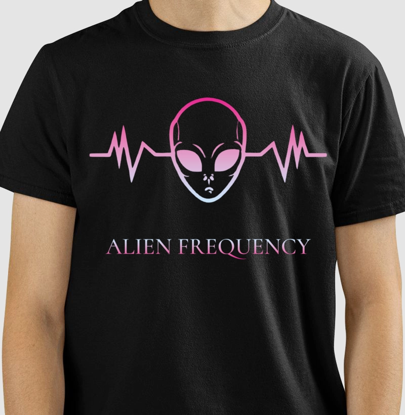 Alien frequency degrade rosa e azul