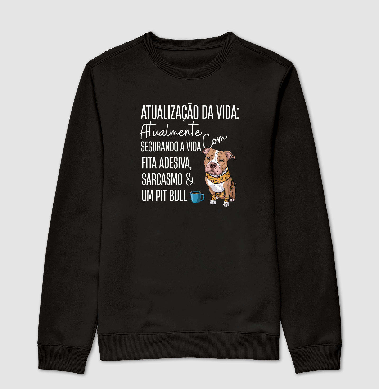 ATUALIZAÇÃO DE VIDA: ATUALMENTE SEGURANDO A VIDA COM FITA AESIVA SACARSMO E UM PITBULL