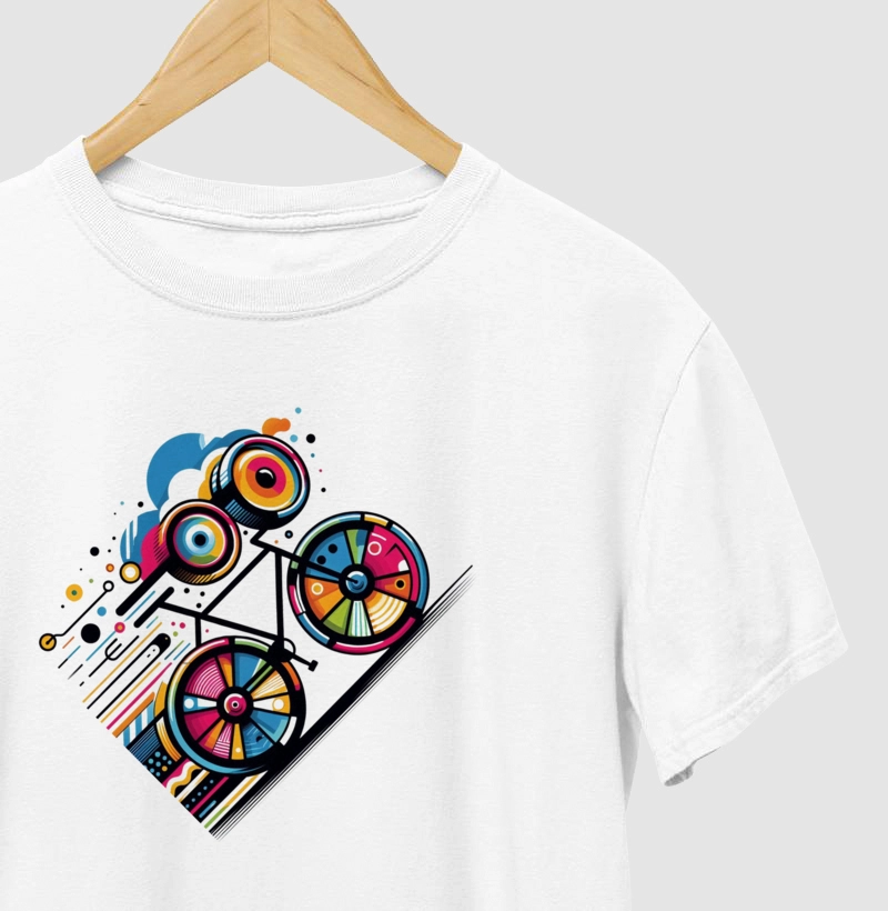 Camiseta Bike colorida 