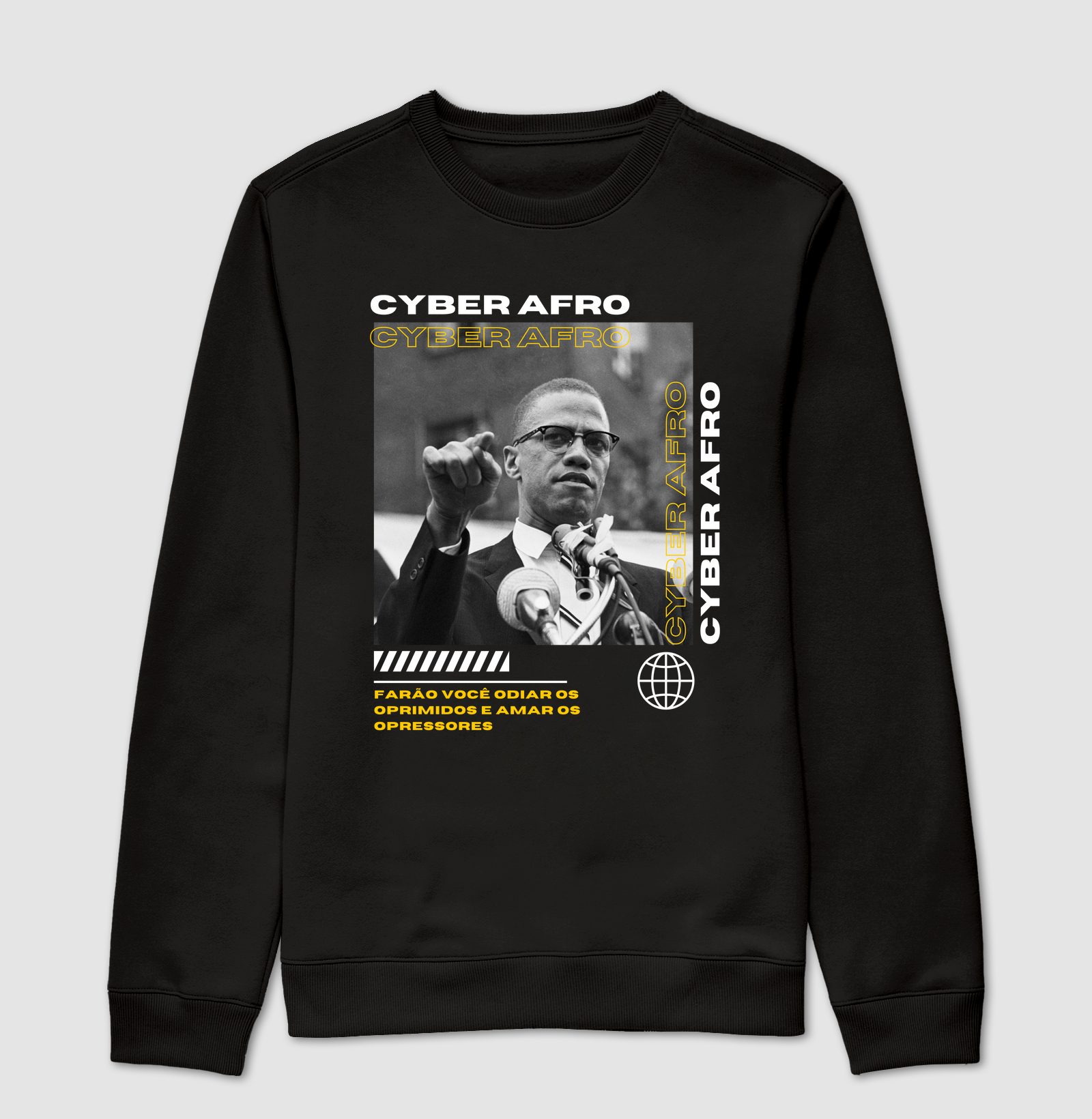 Suéter Moletom Malcolm X