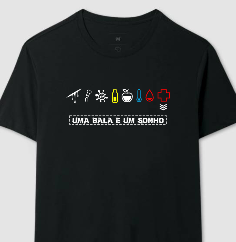 Camiseta UMA BALA E UM SONHO