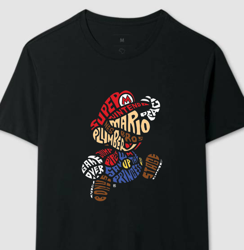 Camiseta Super Mario Nintendo 