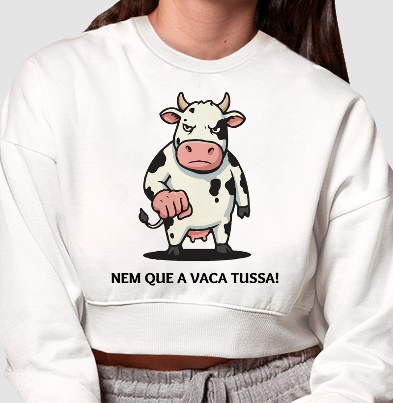 Cropped Moletom - Avareza - Vaca