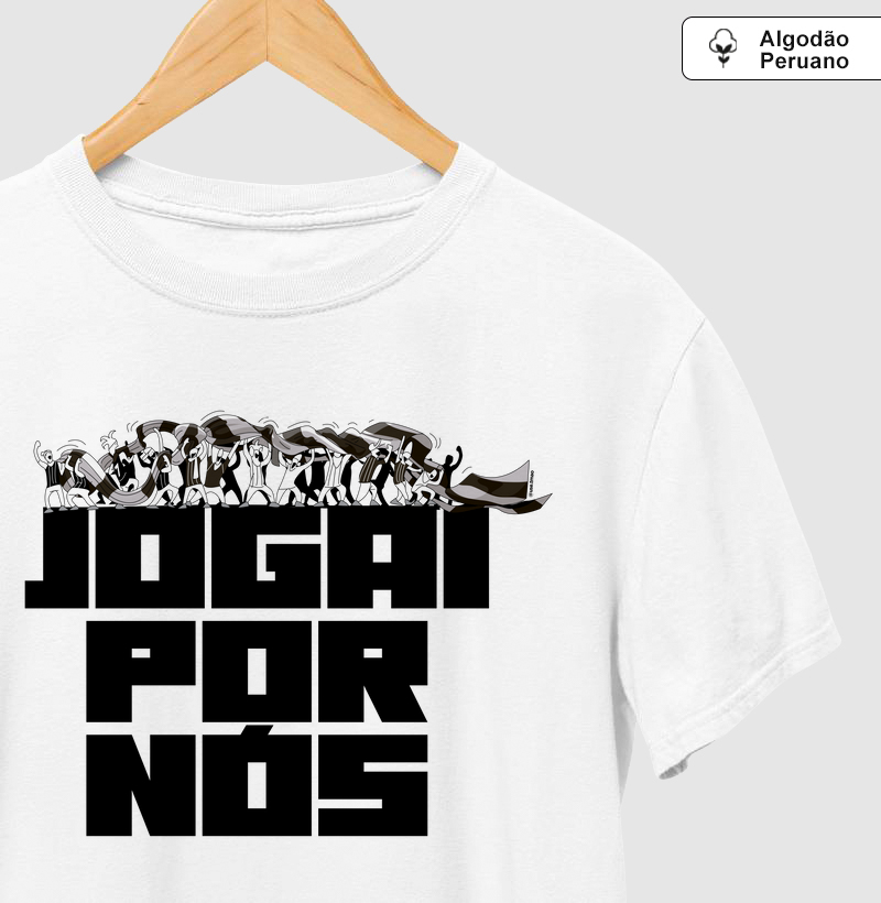 Camiseta Algodão Peruano - Jogai por Nós