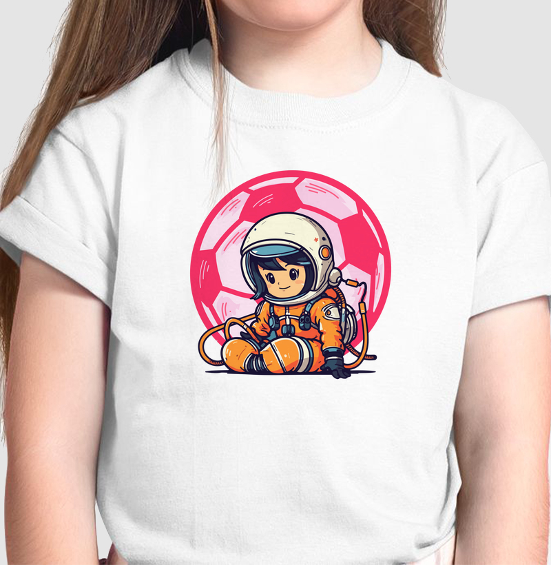 Menina Astronauta e a Bola Gigante