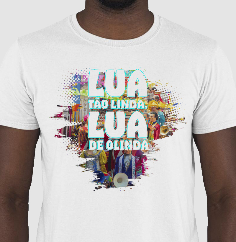 Camiseta Frevo - Lua Tão Linda, Lua de Olinda!