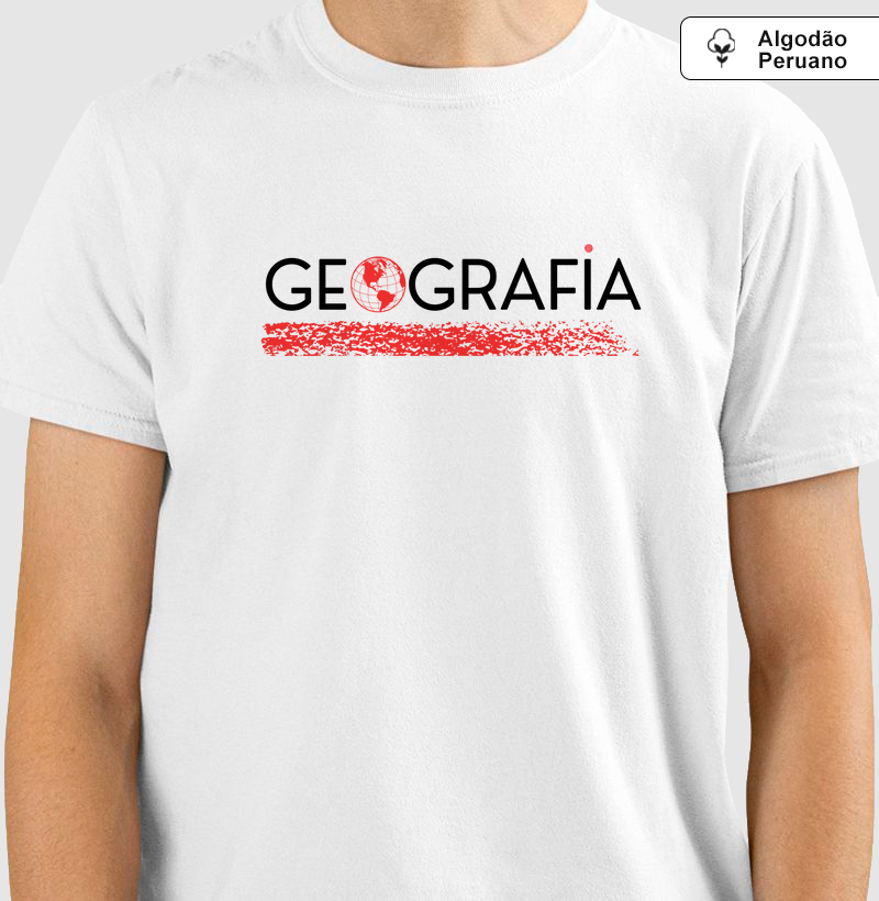 Práxis Camiseta Algodão Peruano Geografia I