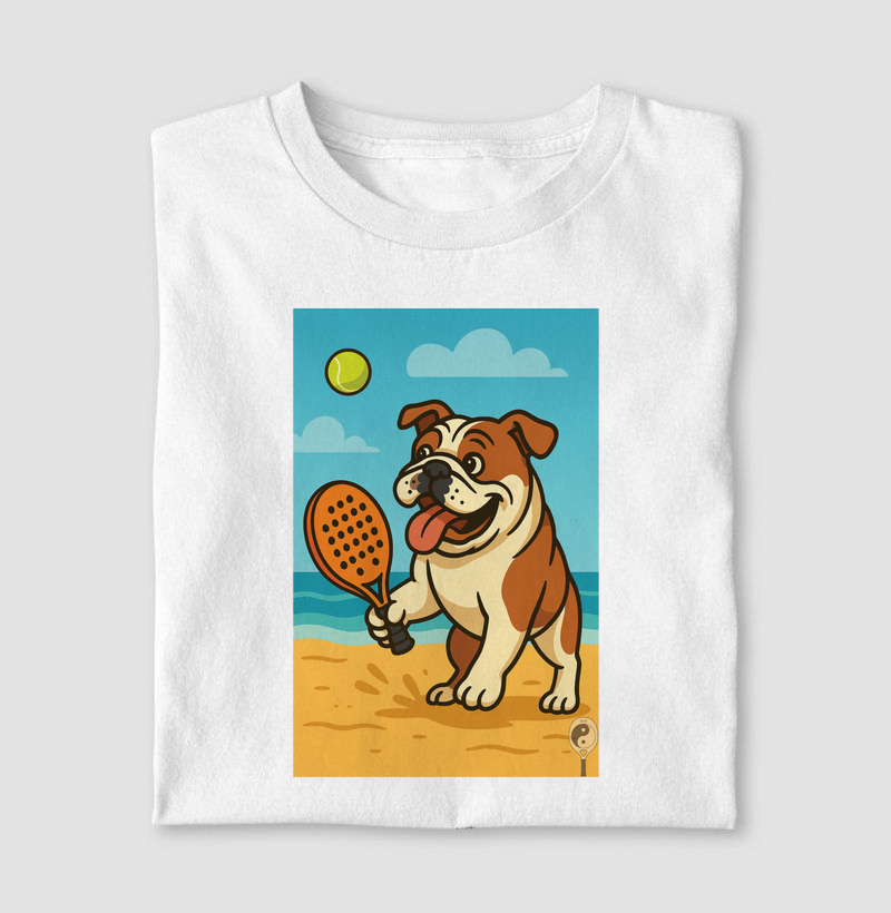 Bulldog Inglês Beach Tennis