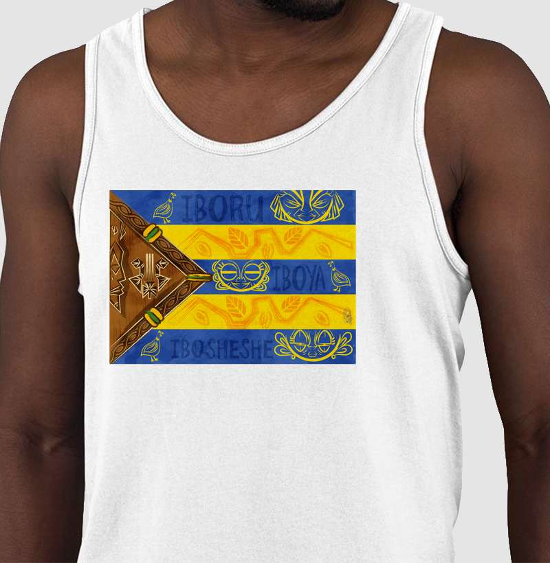 Regata - Bandeira Lonã Ifá Lukumi (por Orádia Porciúncula)