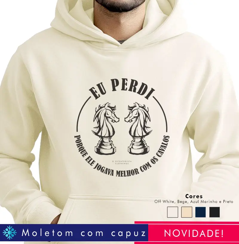 Eu perdi porque ele jogava melhor com os cavalos