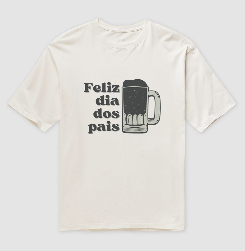 Feliz Dia dos Pais 🍻 | Estampa com Caneca de Chope