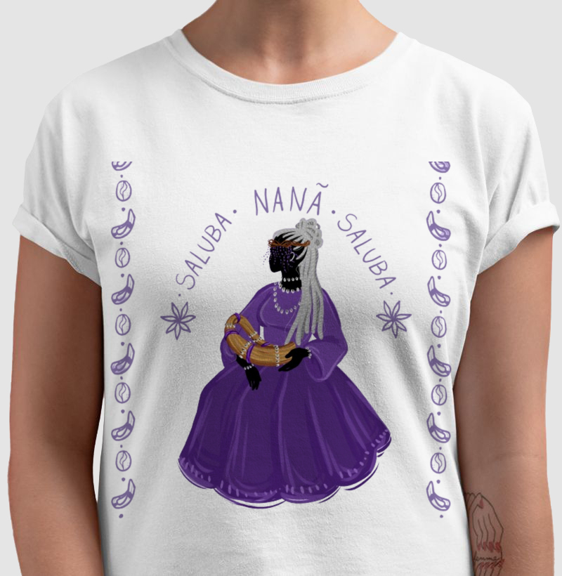 Camiseta Saluba Nanã Saluba  100% Algodão