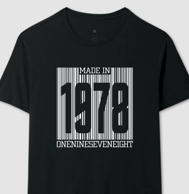 Camisa Made in Barras 1978