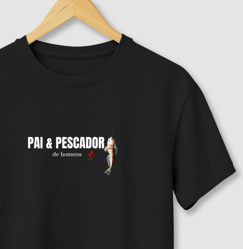 Camiseta Masculina Pai & pescador de homens – Moda Cristã com Estilo e Propósito | Semeador Store