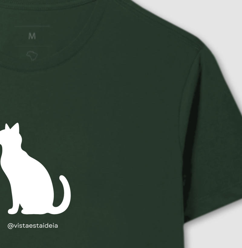 Camiseta estampada - Amante de pet - Gato