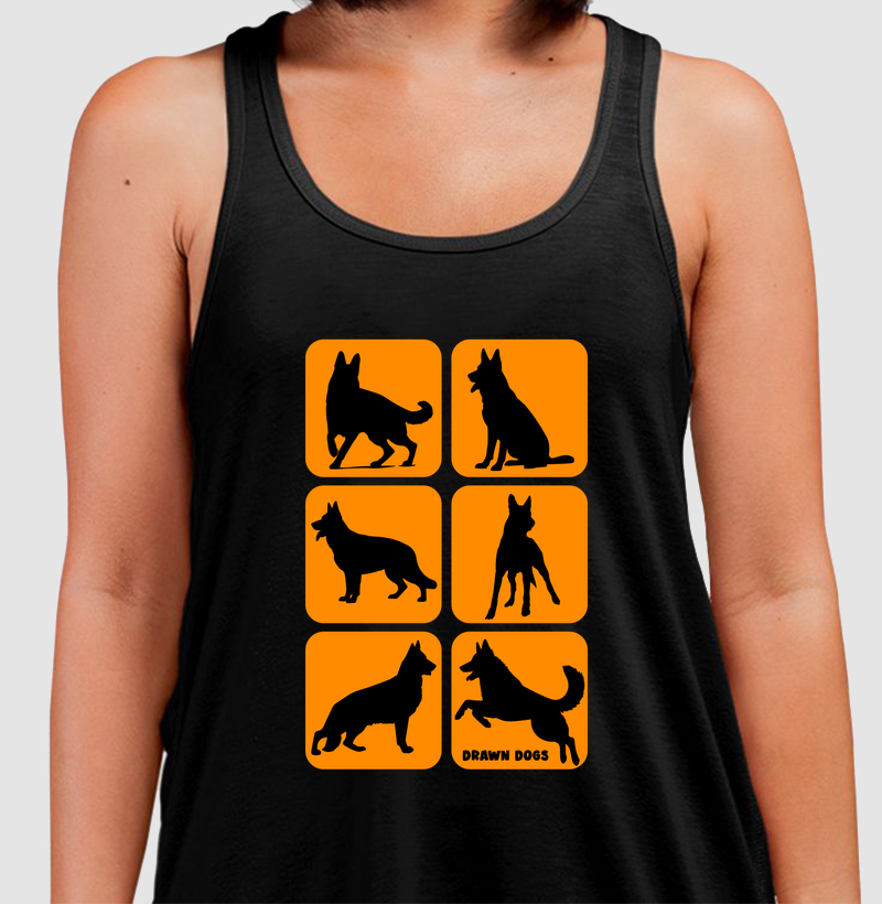 Silhueta pastor alemão