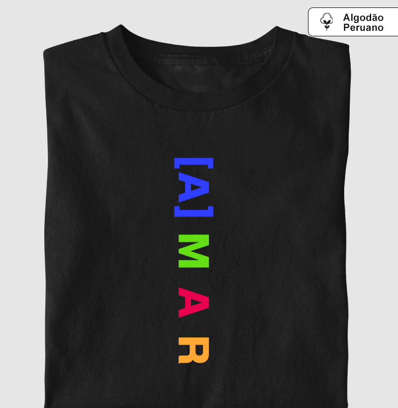 Camiseta Algodão Peruano Amar 