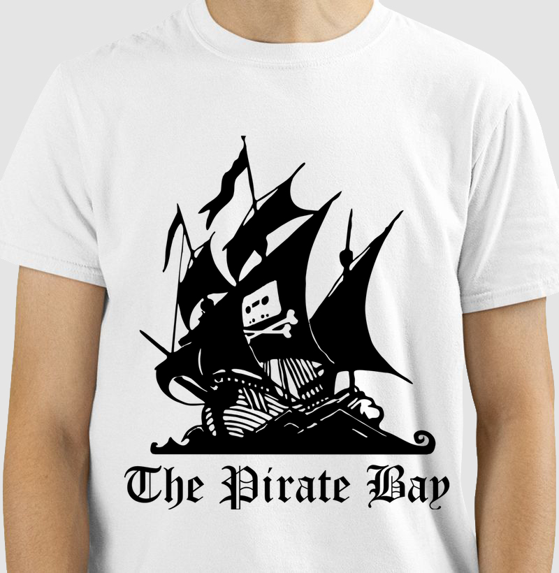 The Pirate Bay Black - Camiseta Adulto