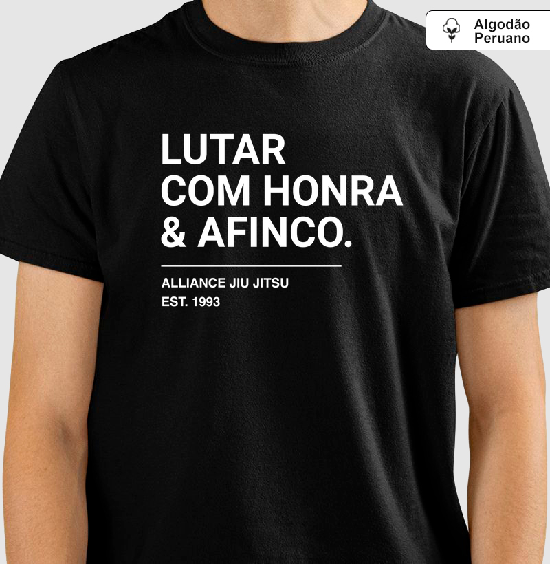 Camiseta Cultura Alliance - Coragem I Preto