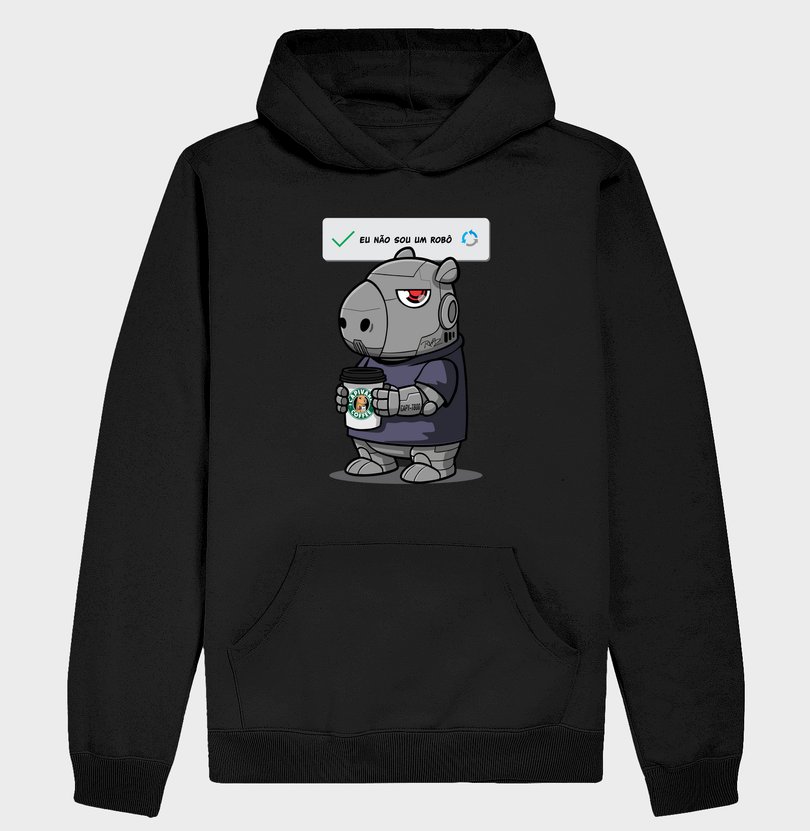 Camiseta Capivara Robô