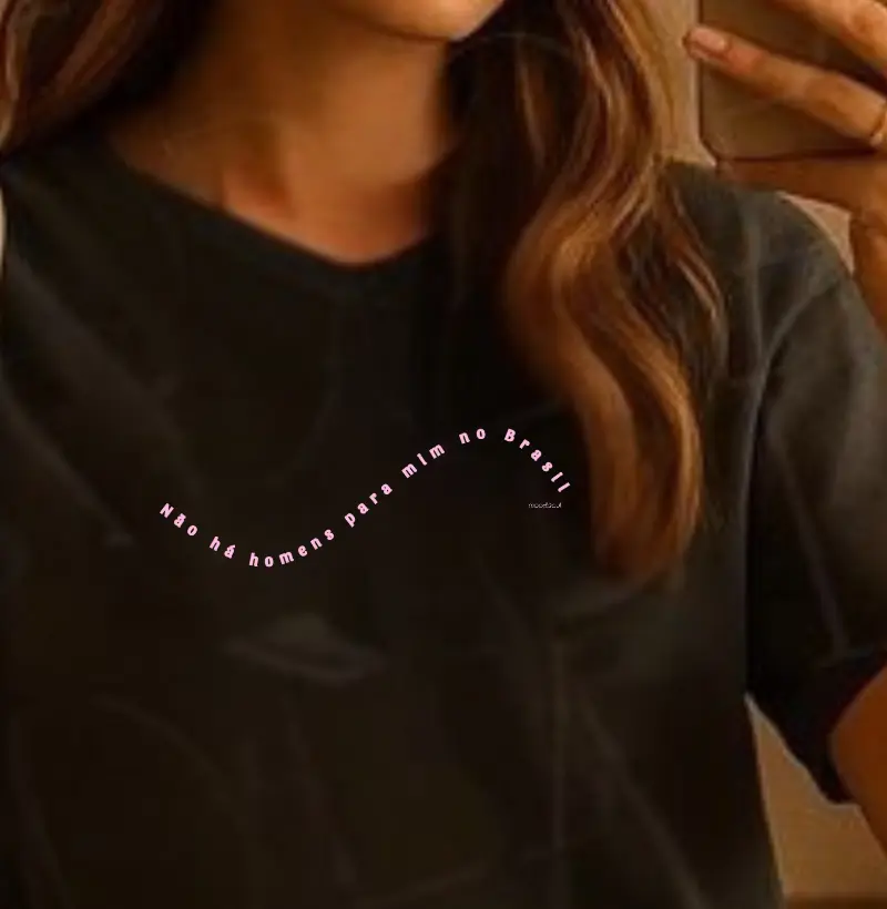 Não há homens para mim no Brasil - escrita