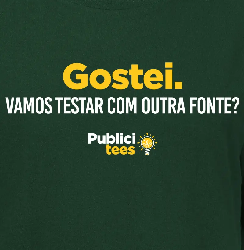 Gostei!