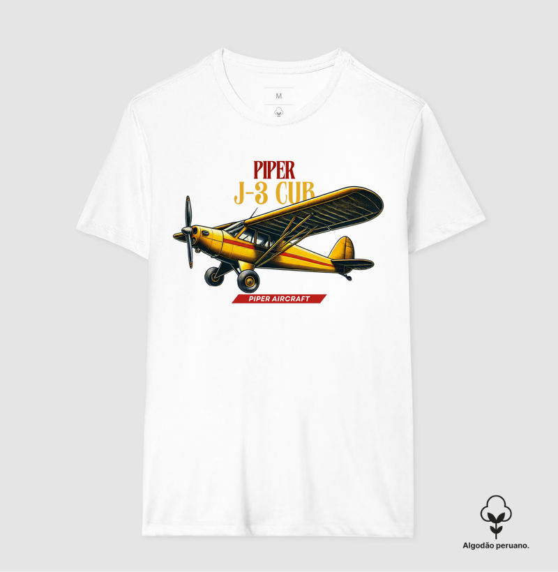 Piper J3 Cub - Algodão Peruano