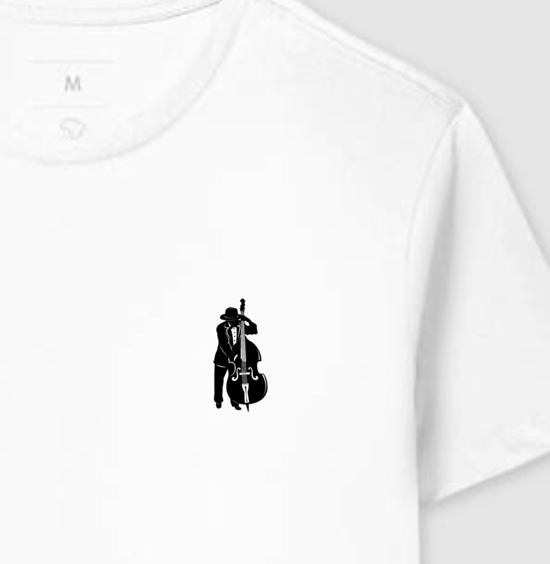 T-shirt Contrabaixista White