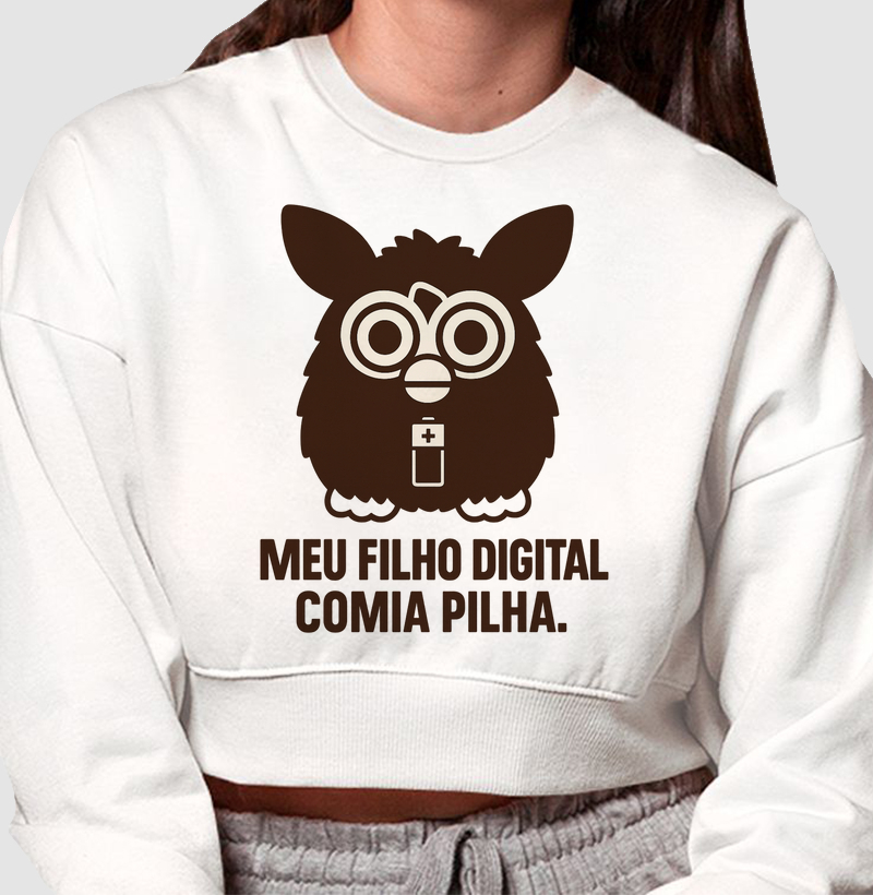 Meu filho digital comia pilha