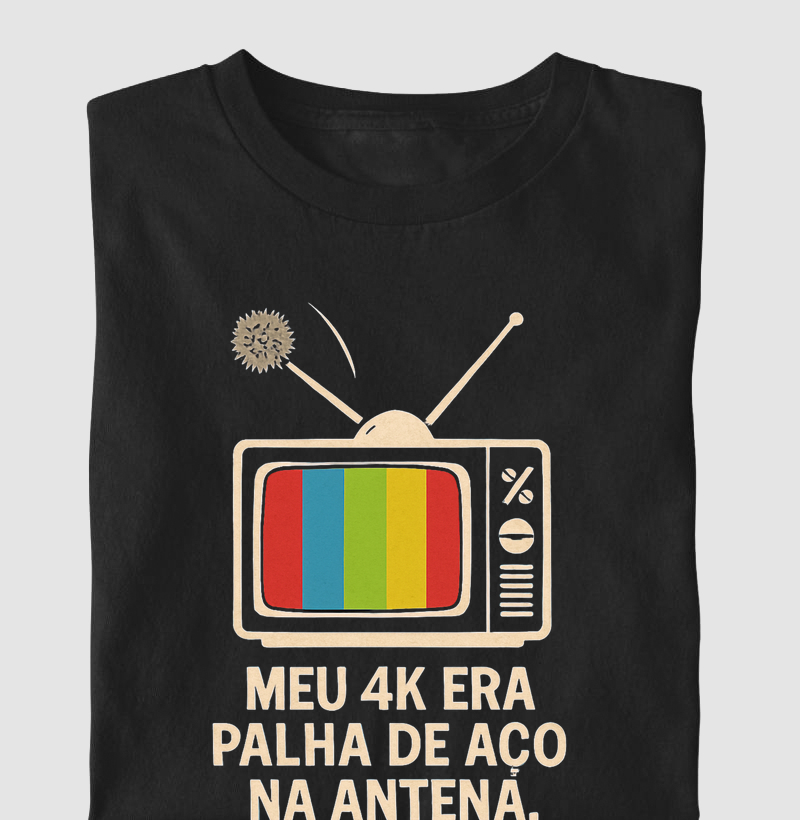 Camiseta Infantil Meu 4k
