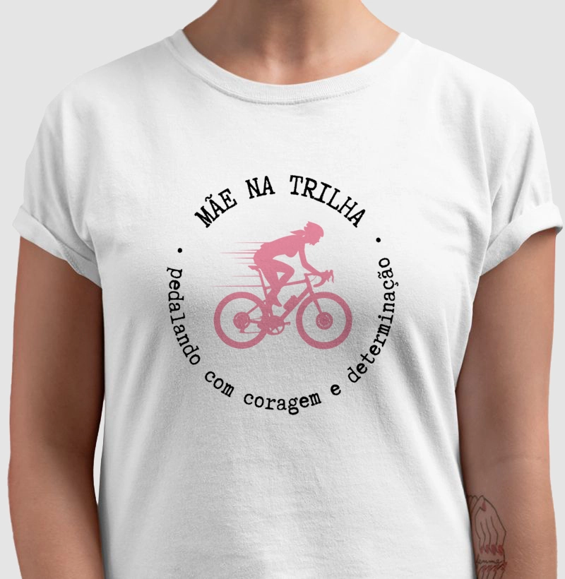 MÃE CICLISTA ROSA