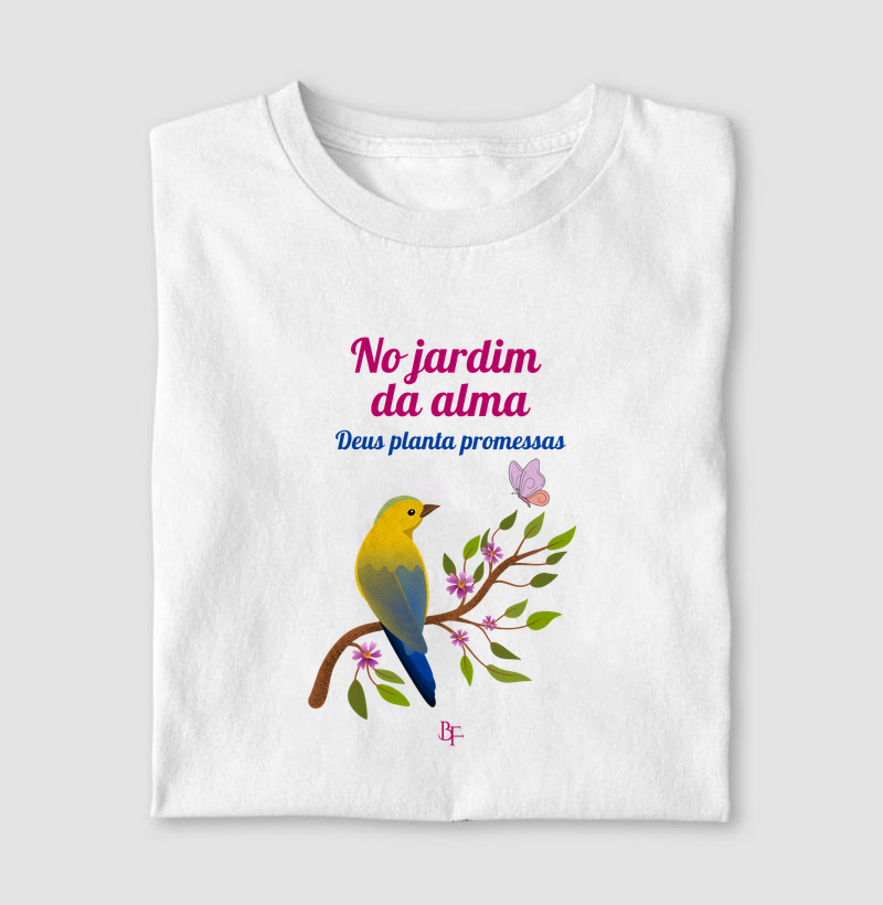 No jardim da alma Deus planta promessas - passaro