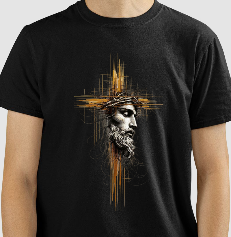 Camiseta Jesus na Cruz