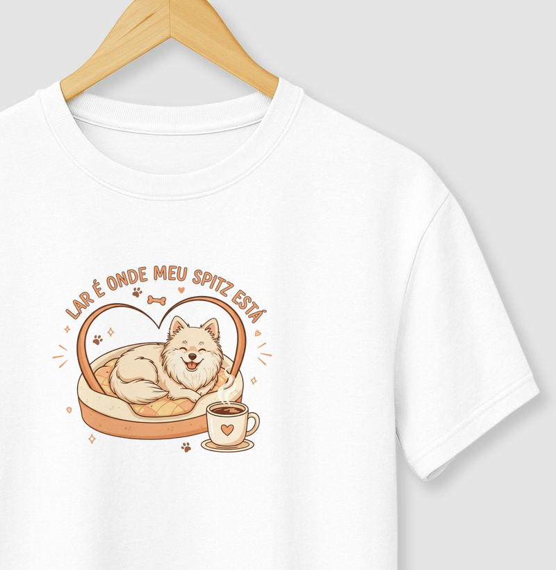 Lar é onde meu Spitz está