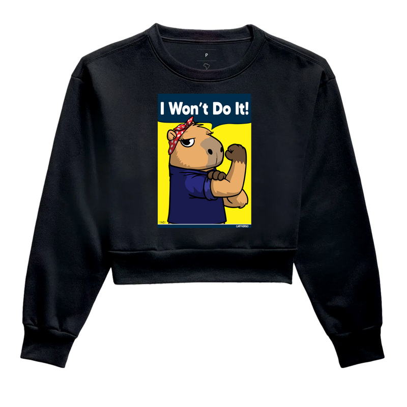 Camiseta Capivara I won’t do it!