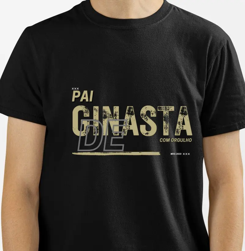 Camiseta Pai de Ginasta - Apoio Incondicional