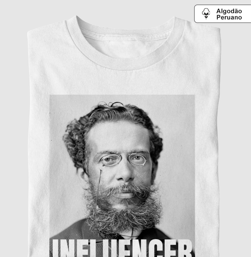 Camiseta - Influencer Machado de Assis