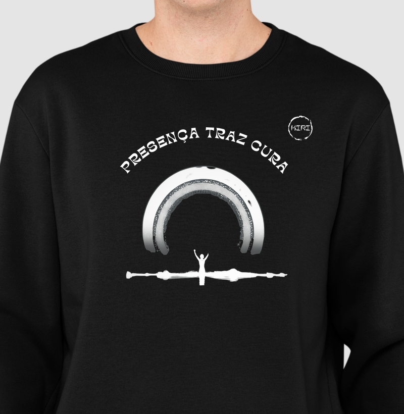 Moletom KIRI - Presença traz Cura - Min