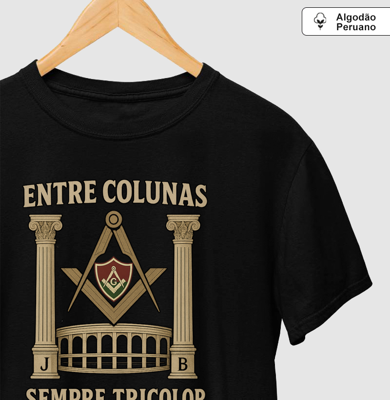 Camiseta Algodão Peruano Tricolor Entre Colunas - Mr. GADU