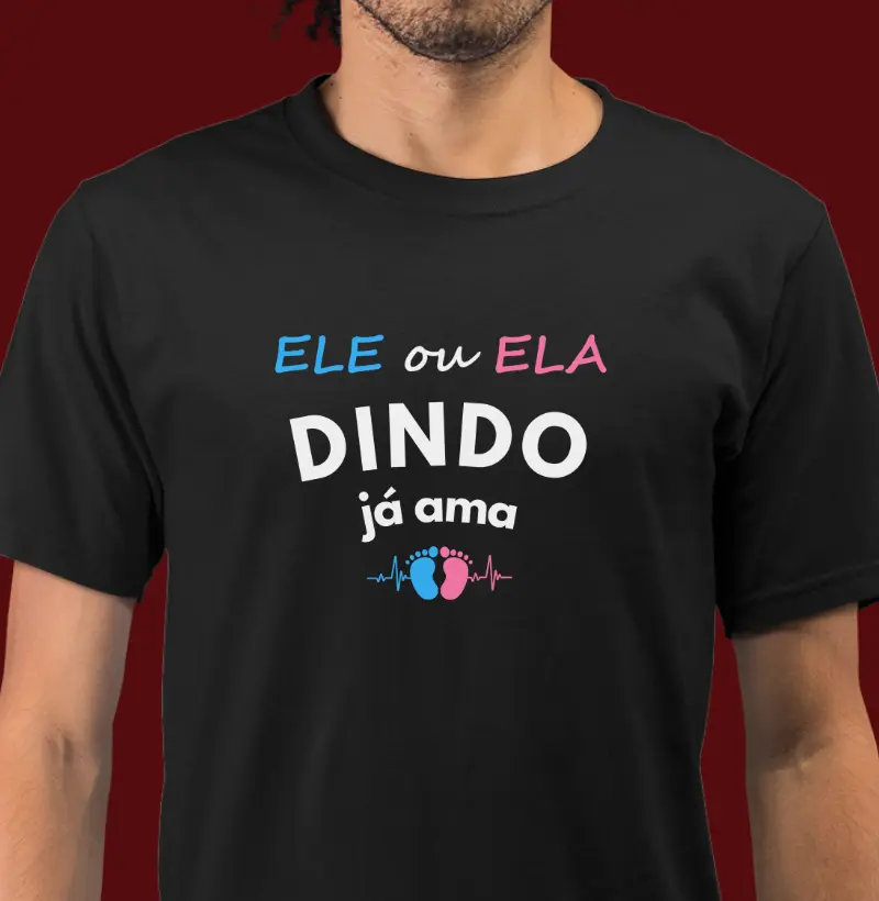 Chá revelação: Ele ou Ela, Dindo já ama.