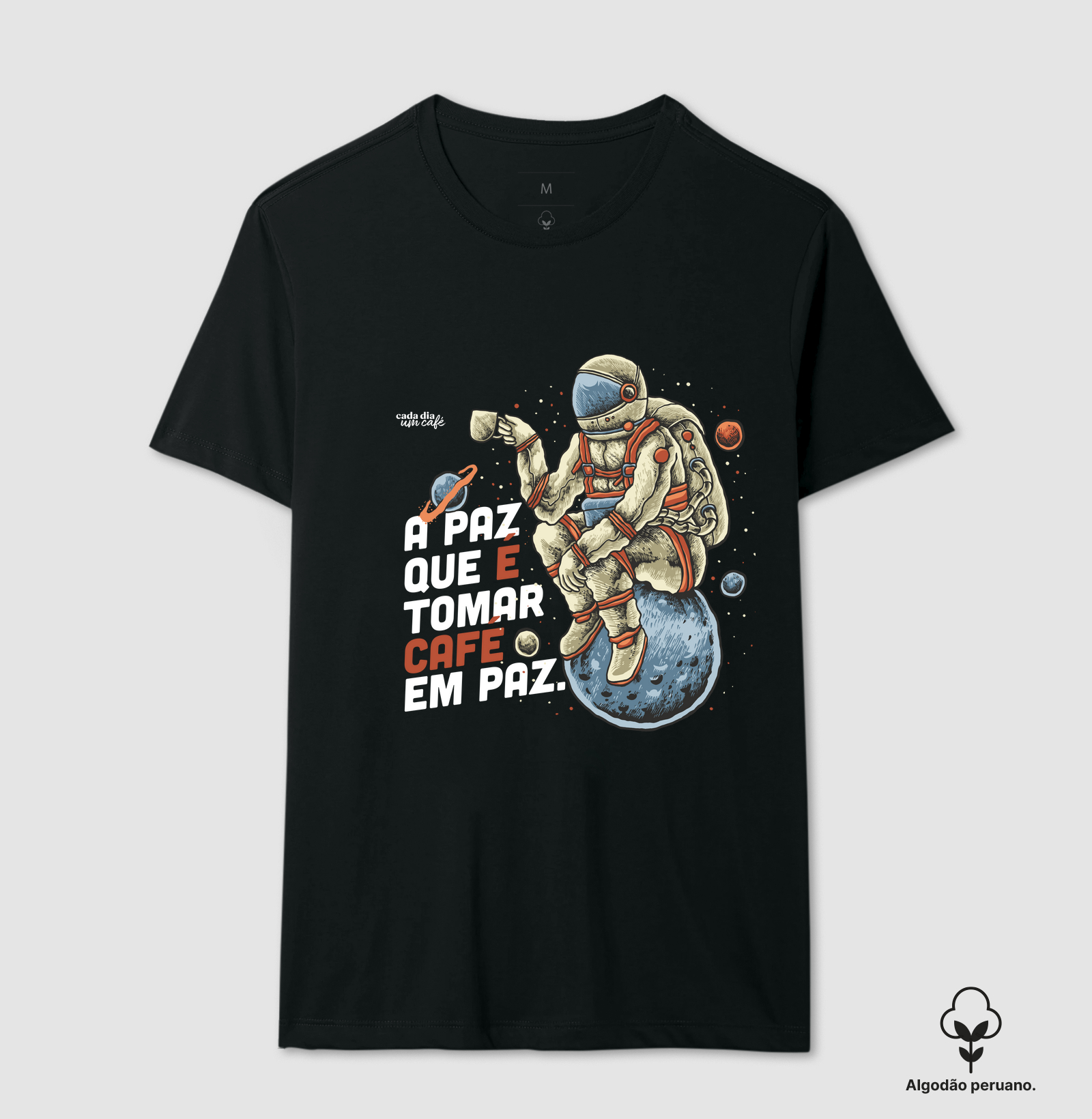 A Paz em tomar café em paz.