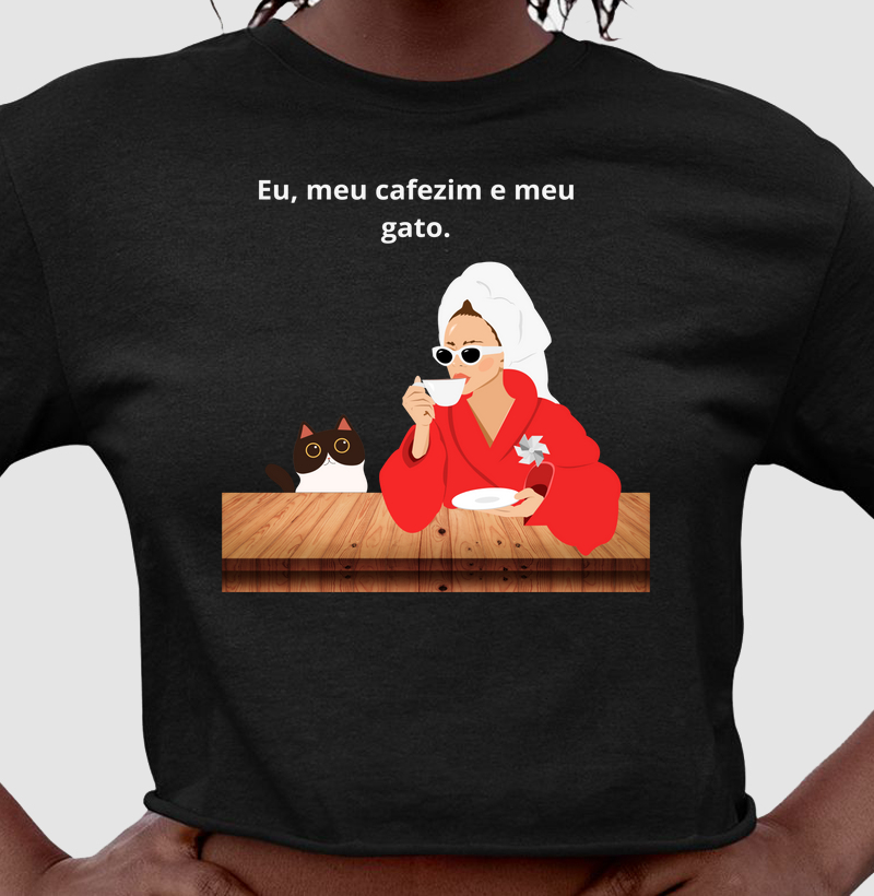 camiseta meu cafezim 