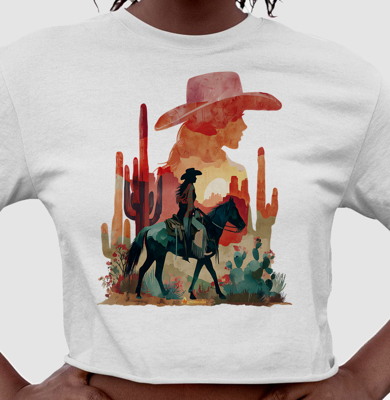 Deserto Camiseta Cropped Agromoda