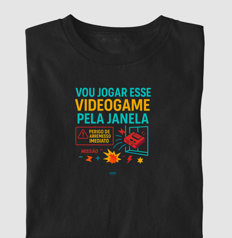 FunPhrase Vou Jogar Videogame Pela Janela